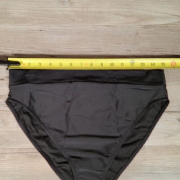 Xhilaration Junior's High Leg High Waist Bikini Bottom Sz L - Picture 5 of 12